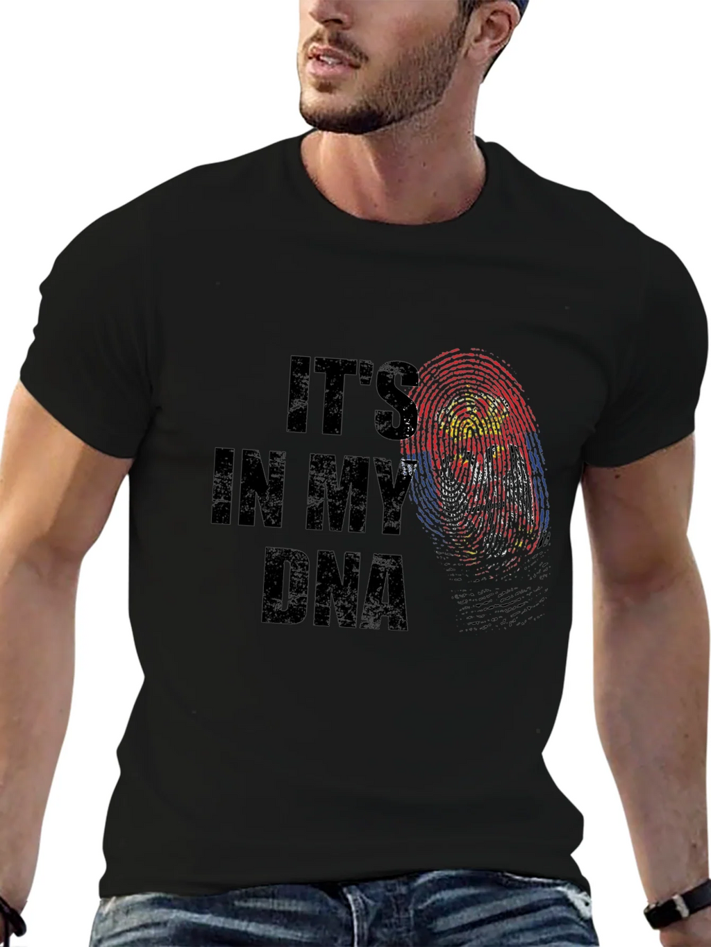Its In My DNA Fingerprint Graphic T-Shirt product image 5