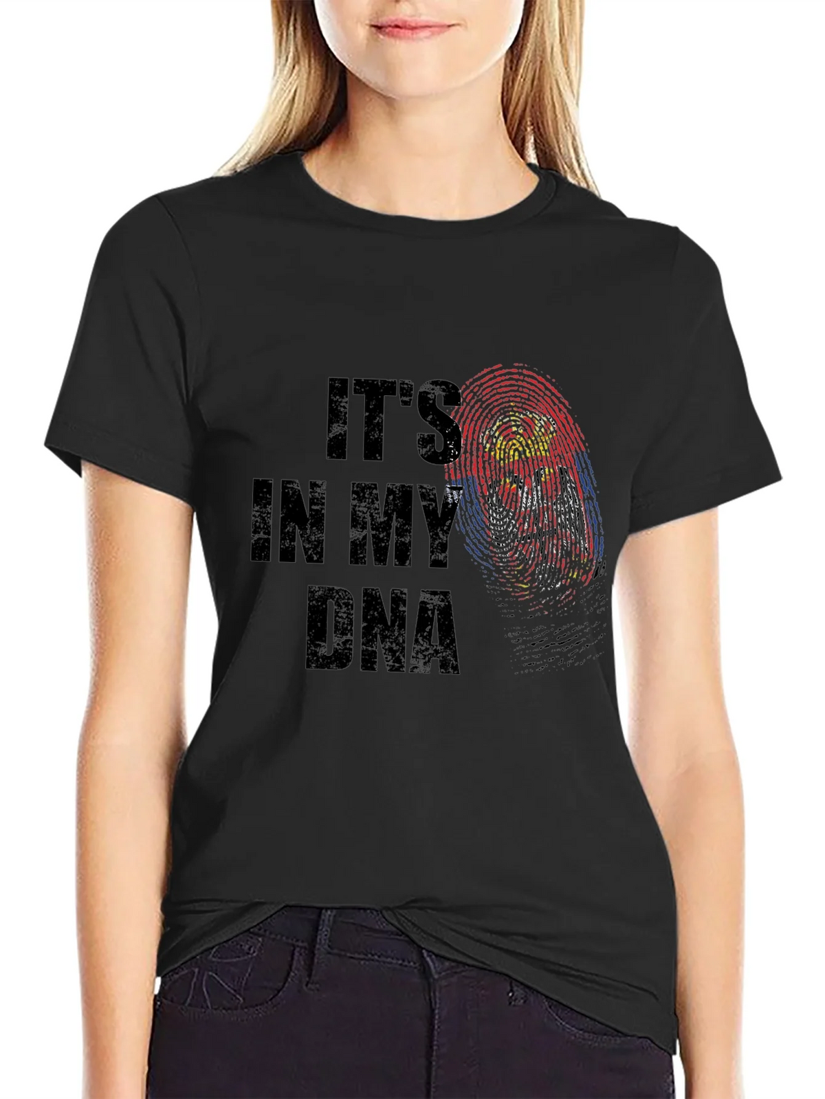 Its In My DNA Fingerprint Graphic T-Shirt product image 1