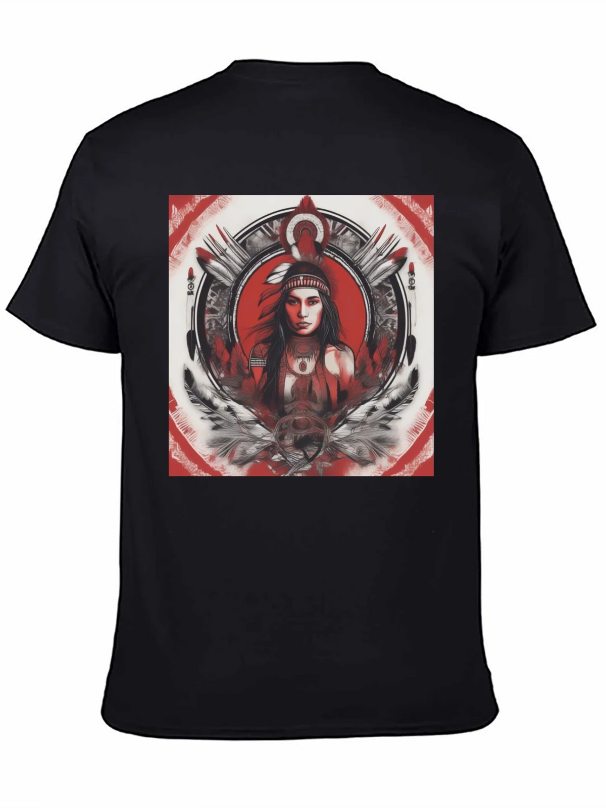 Native American Woman Graphic T-Shirt product image 4