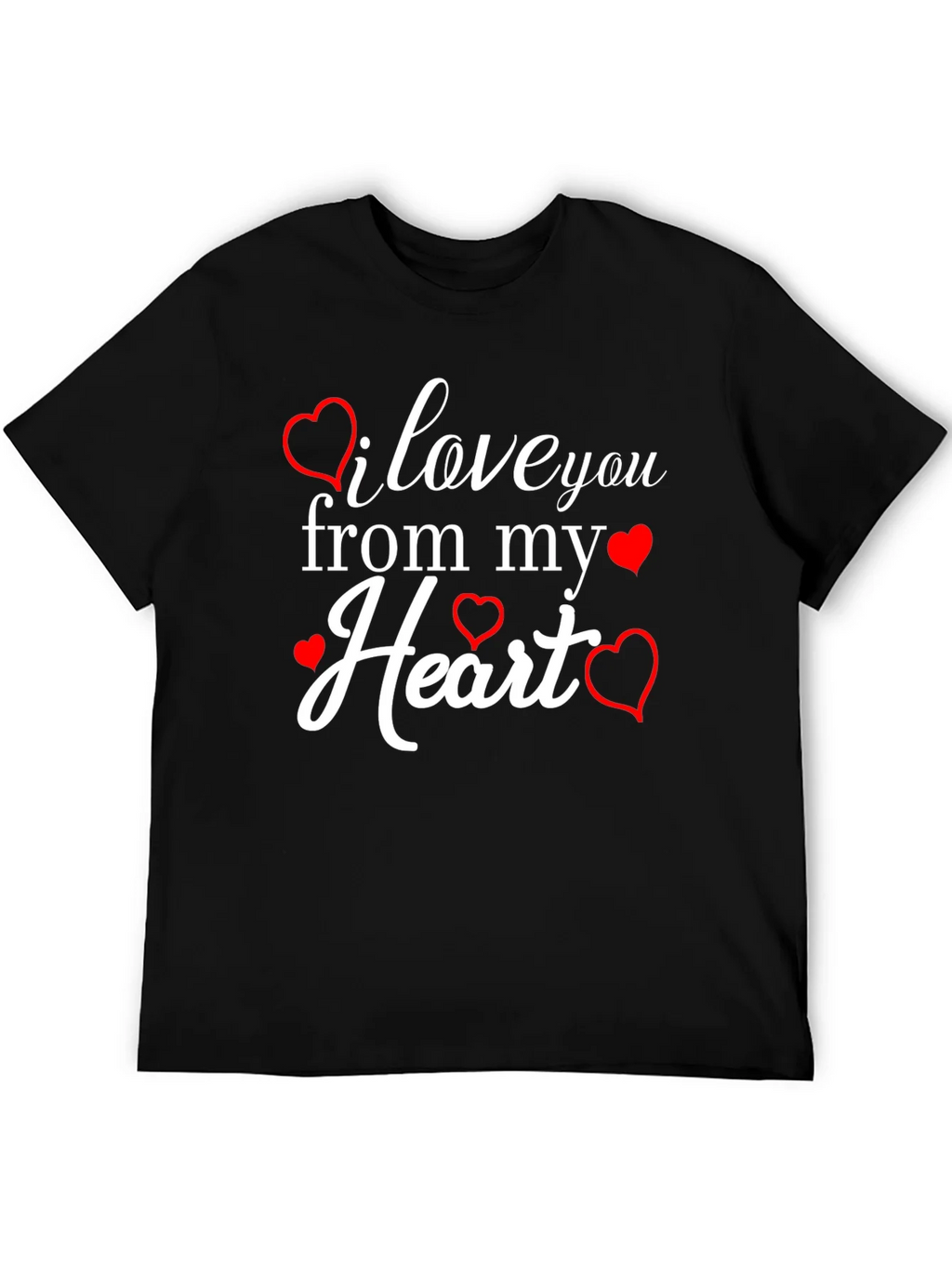 I Love You From My Heart Graphic Tee product image 5