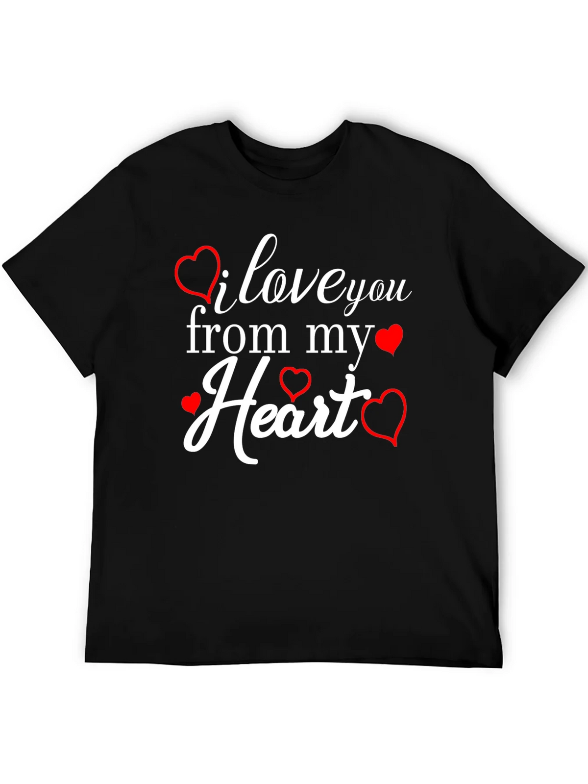 I Love You From My Heart Graphic Tee product image 5