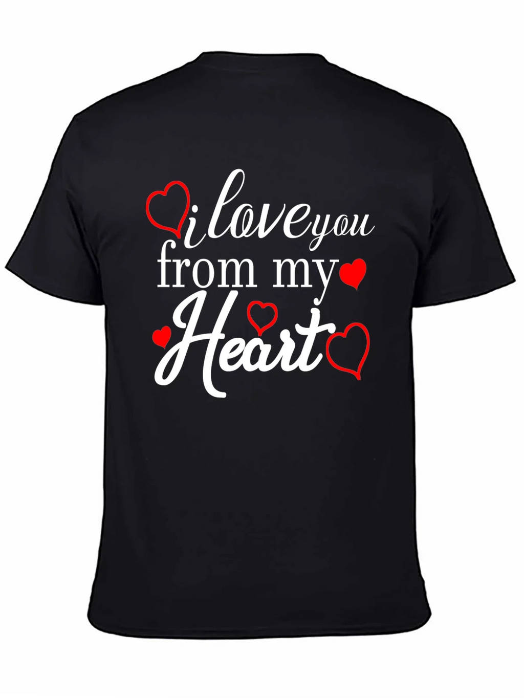 I Love You From My Heart Graphic Tee product image 4
