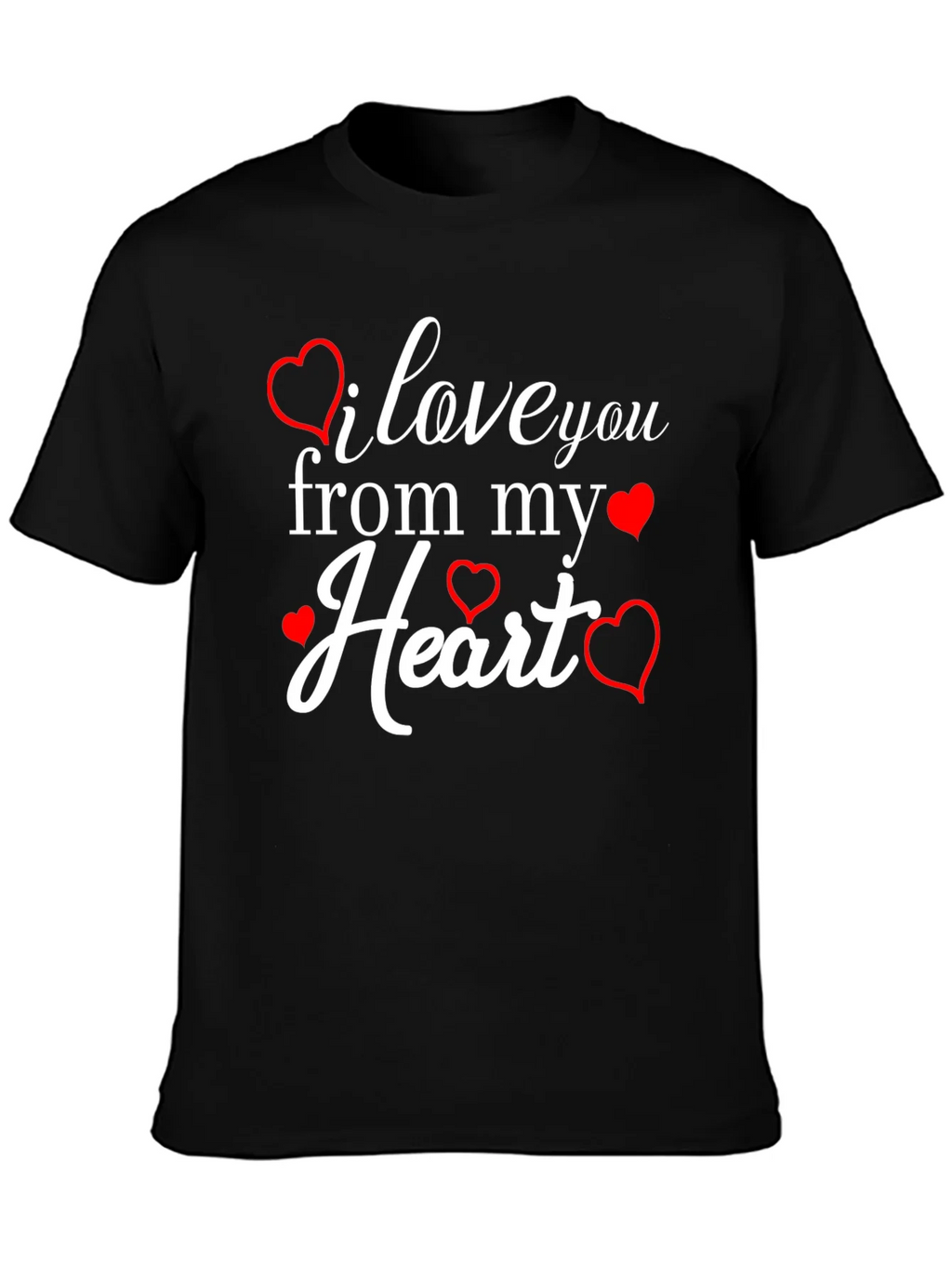 I Love You From My Heart Graphic Tee product image 3