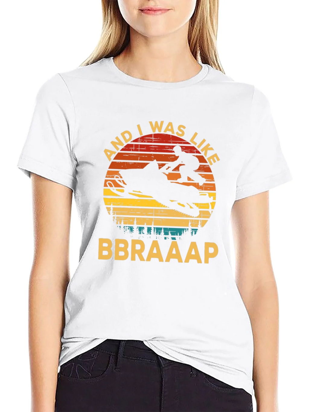 Snowmobile And I Was Like BBRAAAP T-Shirt product image 7