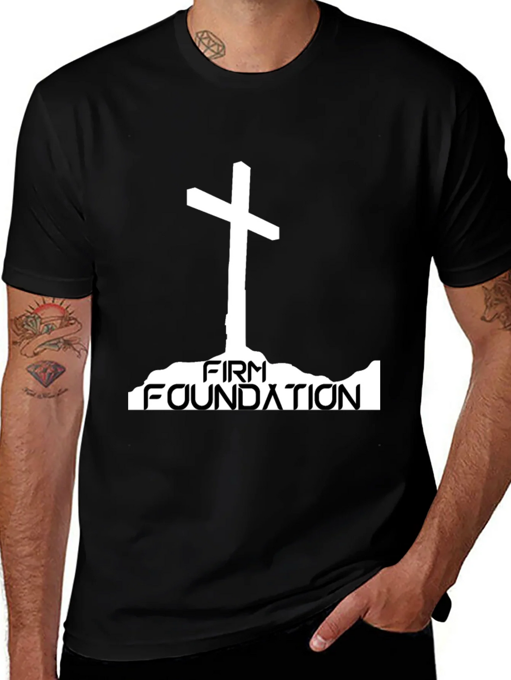 Firm Foundation Christian T-Shirt product image 1