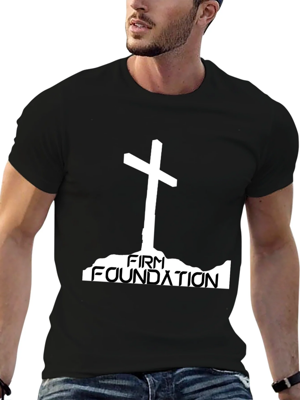 Firm Foundation Christian T-Shirt product image 6