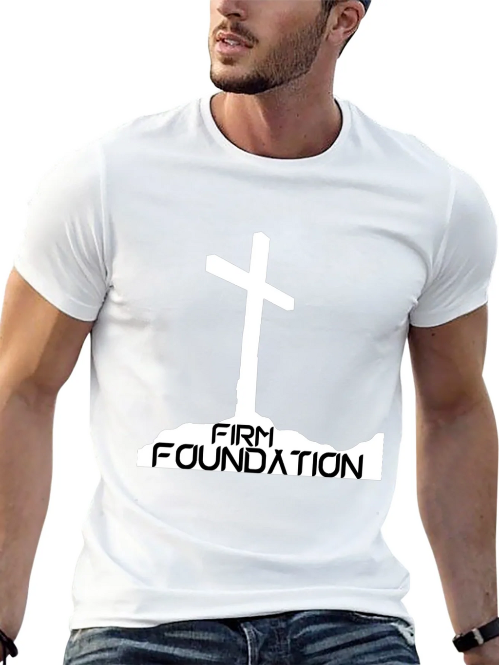 Firm Foundation Christian T-Shirt product image 12