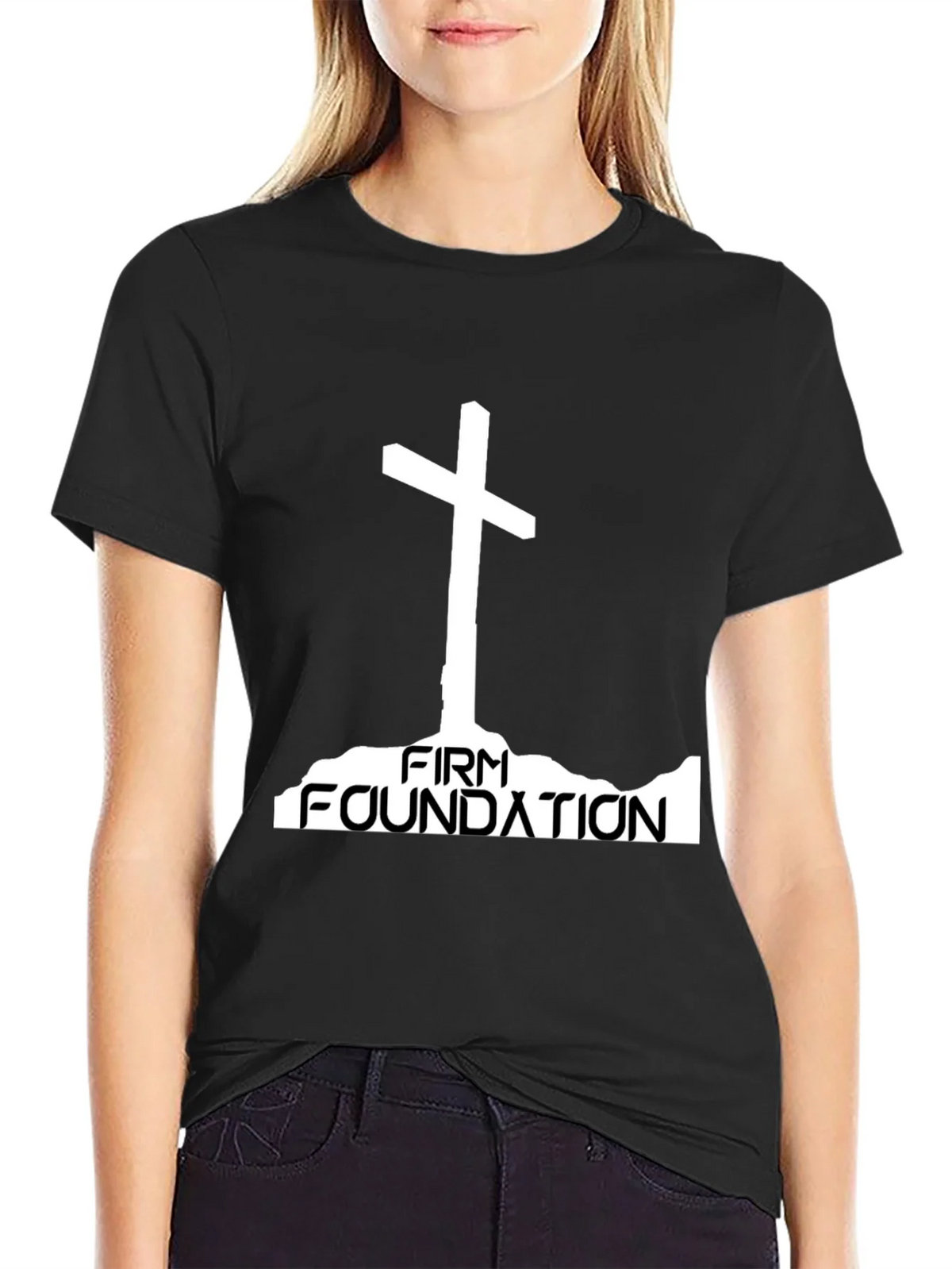 Firm Foundation Christian T-Shirt product image 2