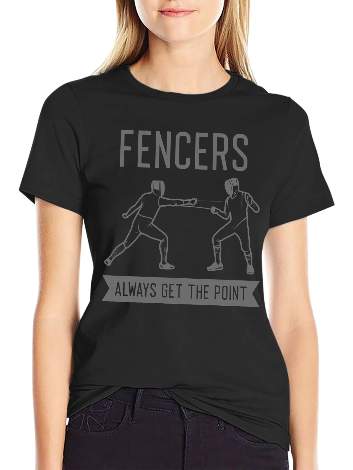 Fencers Always Get The Point T-Shirt product image 2