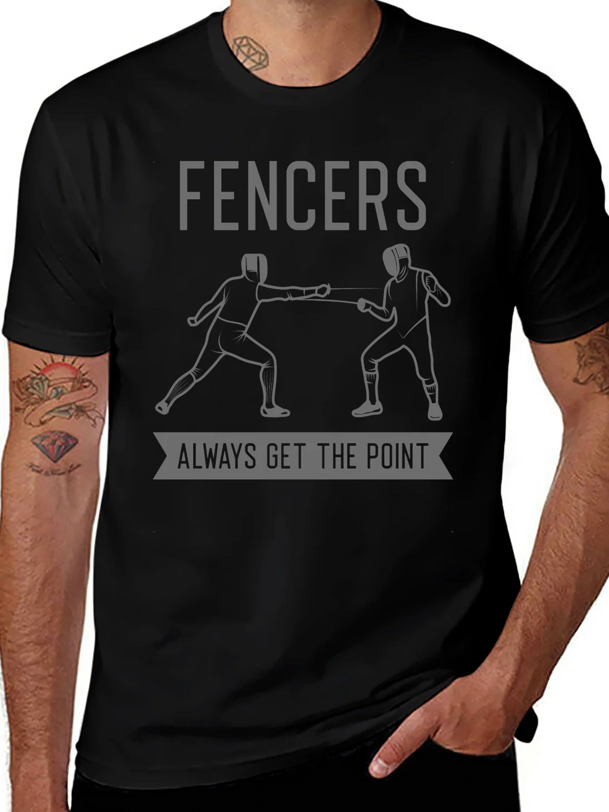 Fencers Always Get The Point T-Shirt product image 1