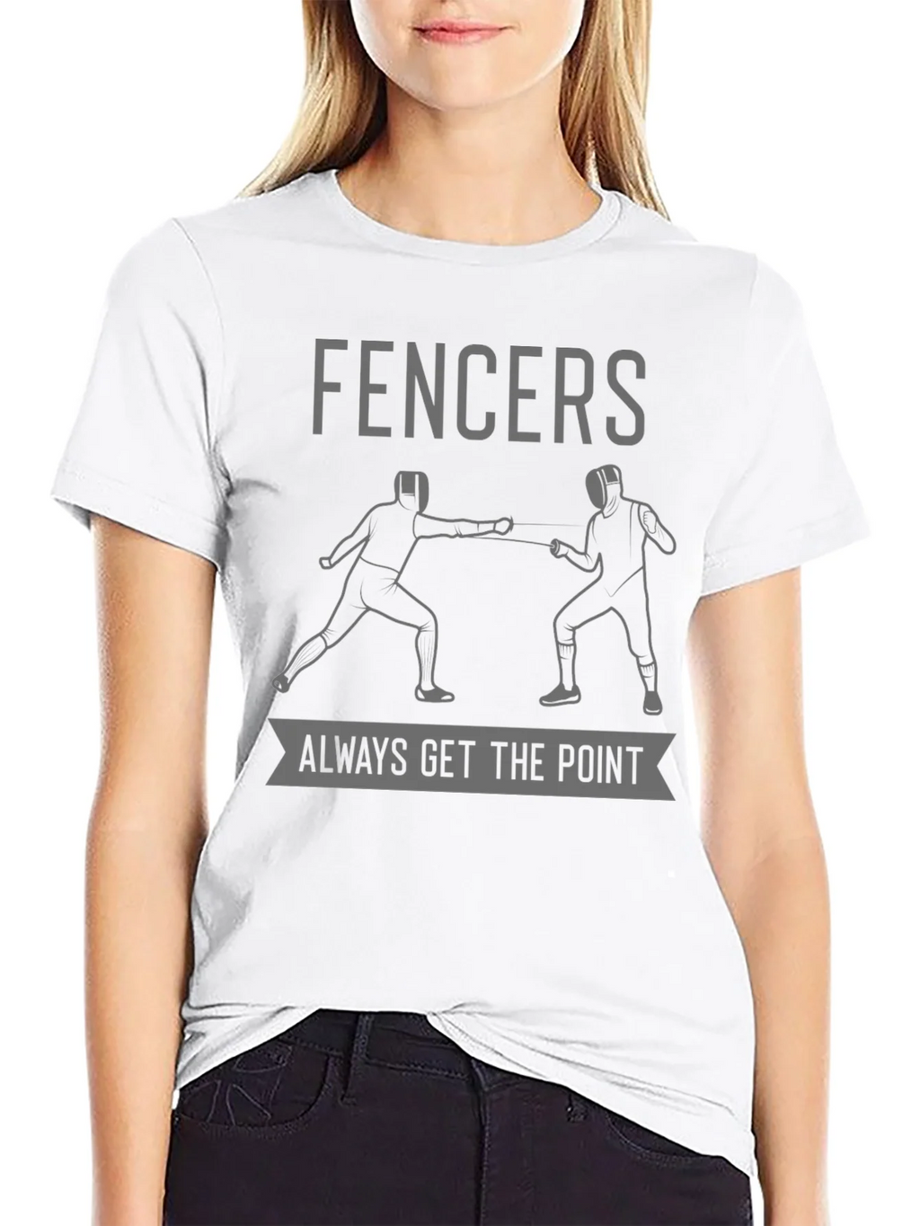 Fencers Always Get The Point T-Shirt product image 8