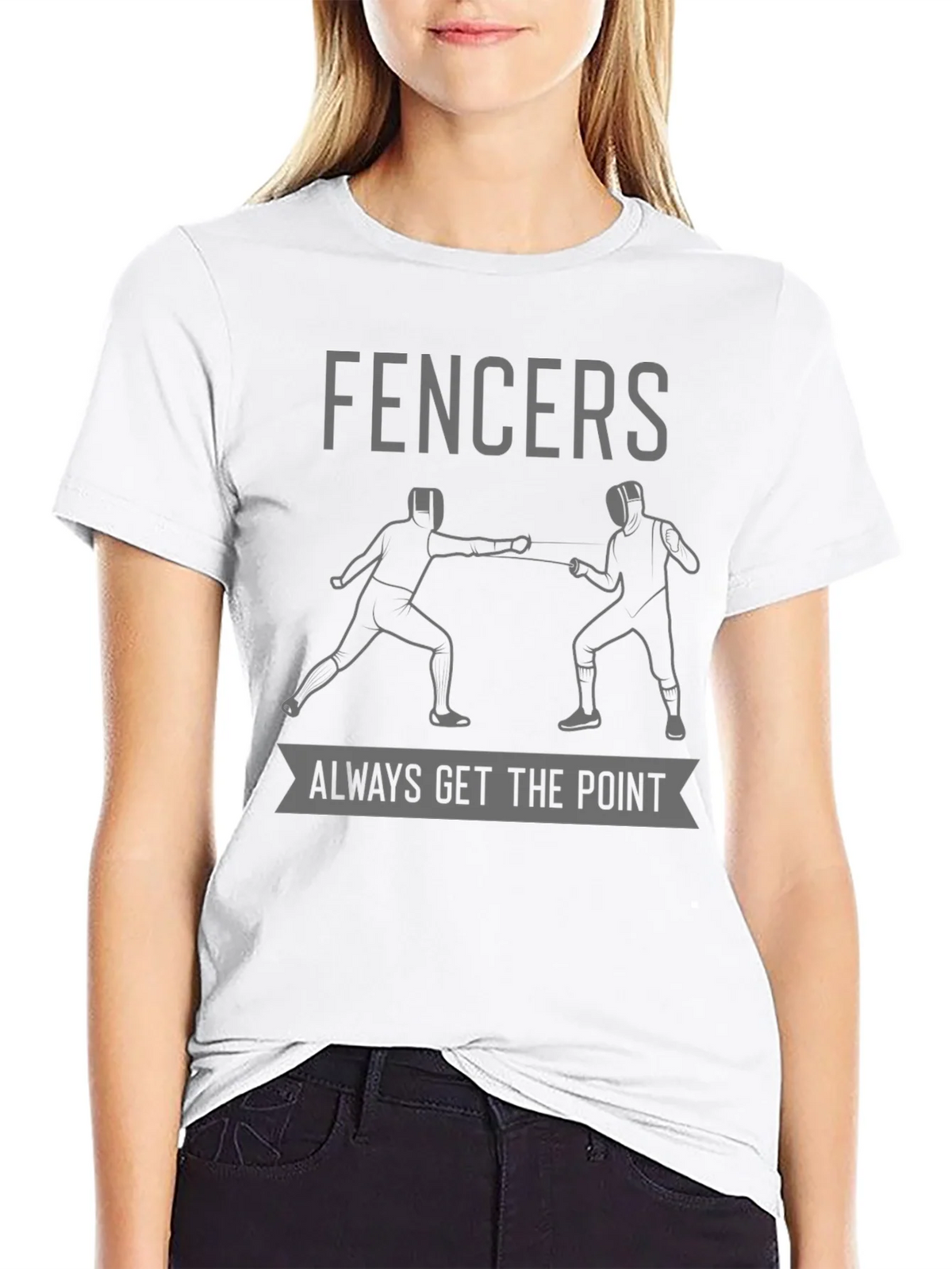 Fencers Always Get The Point T-Shirt product image 8