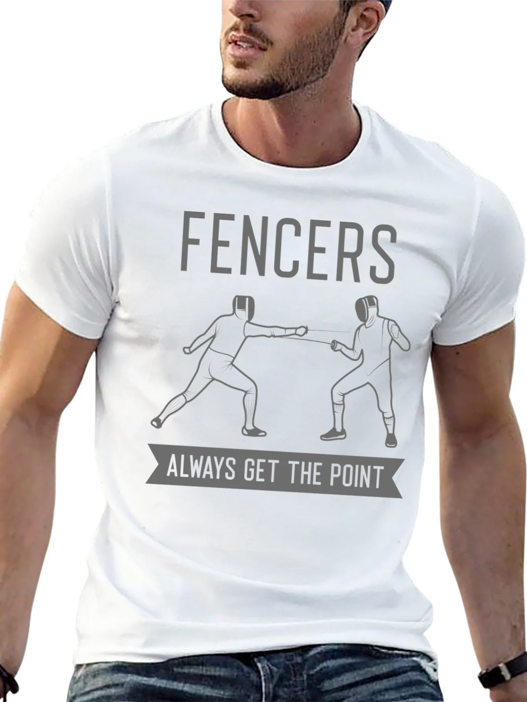 Fencers Always Get The Point T-Shirt product image 12