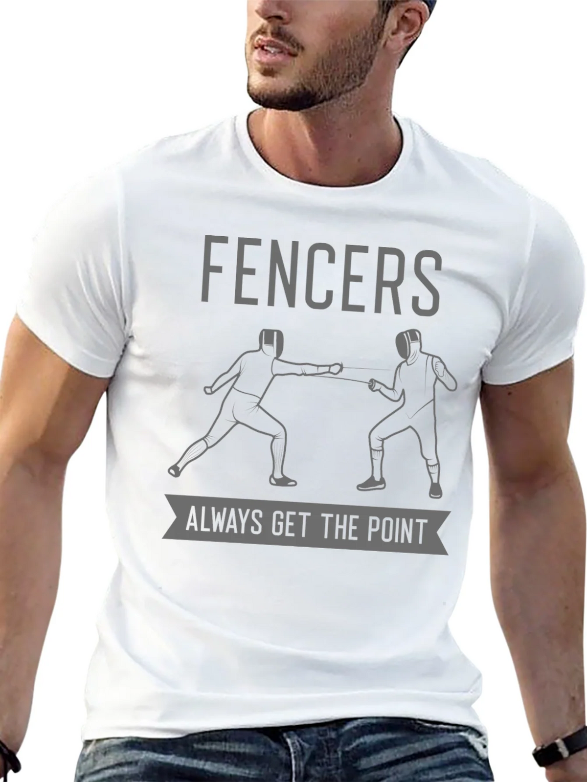 Fencers Always Get The Point T-Shirt product image 12