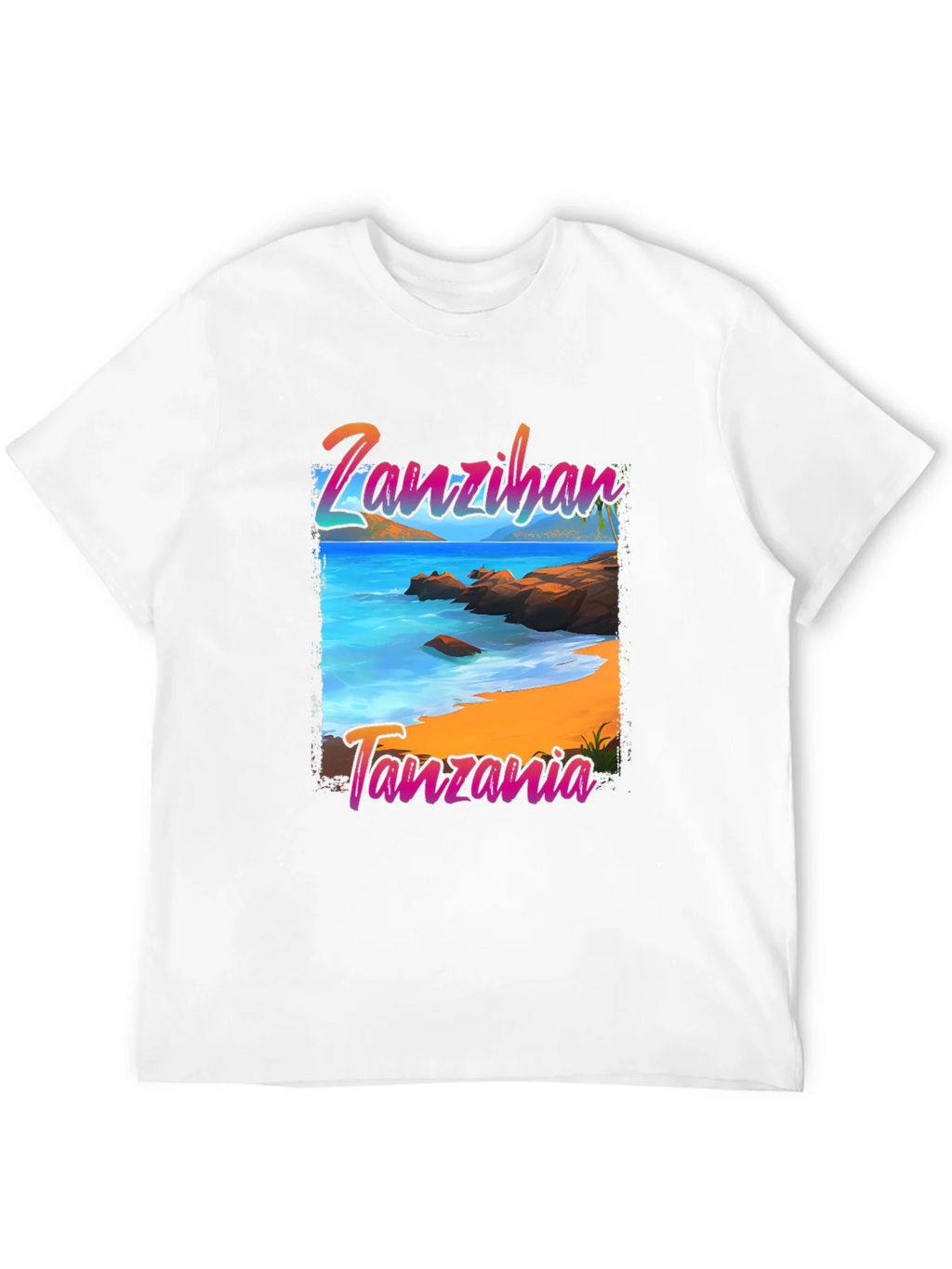 Zanzibar Tanzania Beach Graphic T-Shirt product image 11