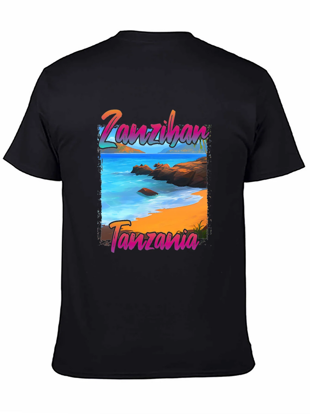 Zanzibar Tanzania Beach Graphic T-Shirt product image 4