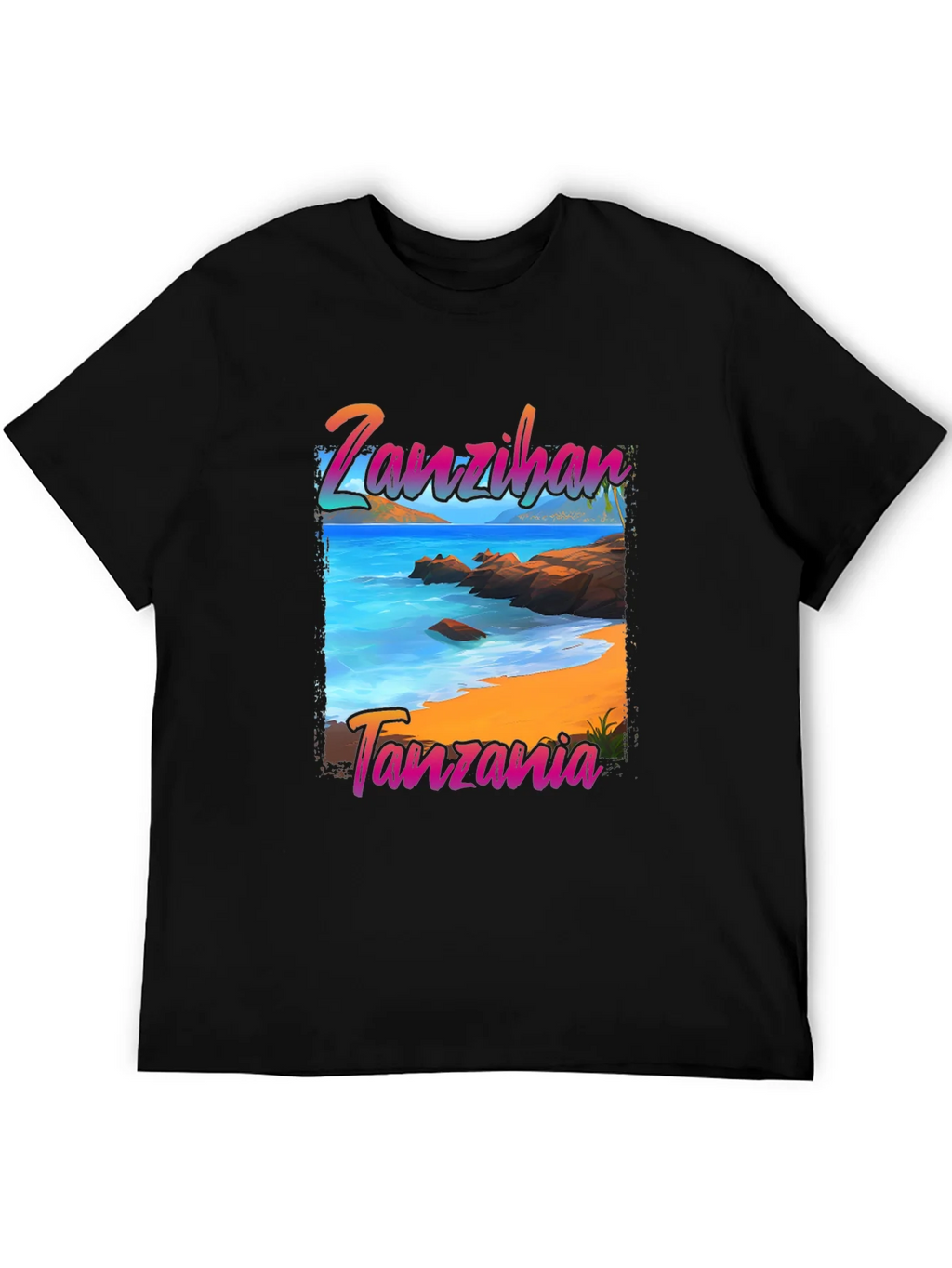 Zanzibar Tanzania Beach Graphic T-Shirt product image 5