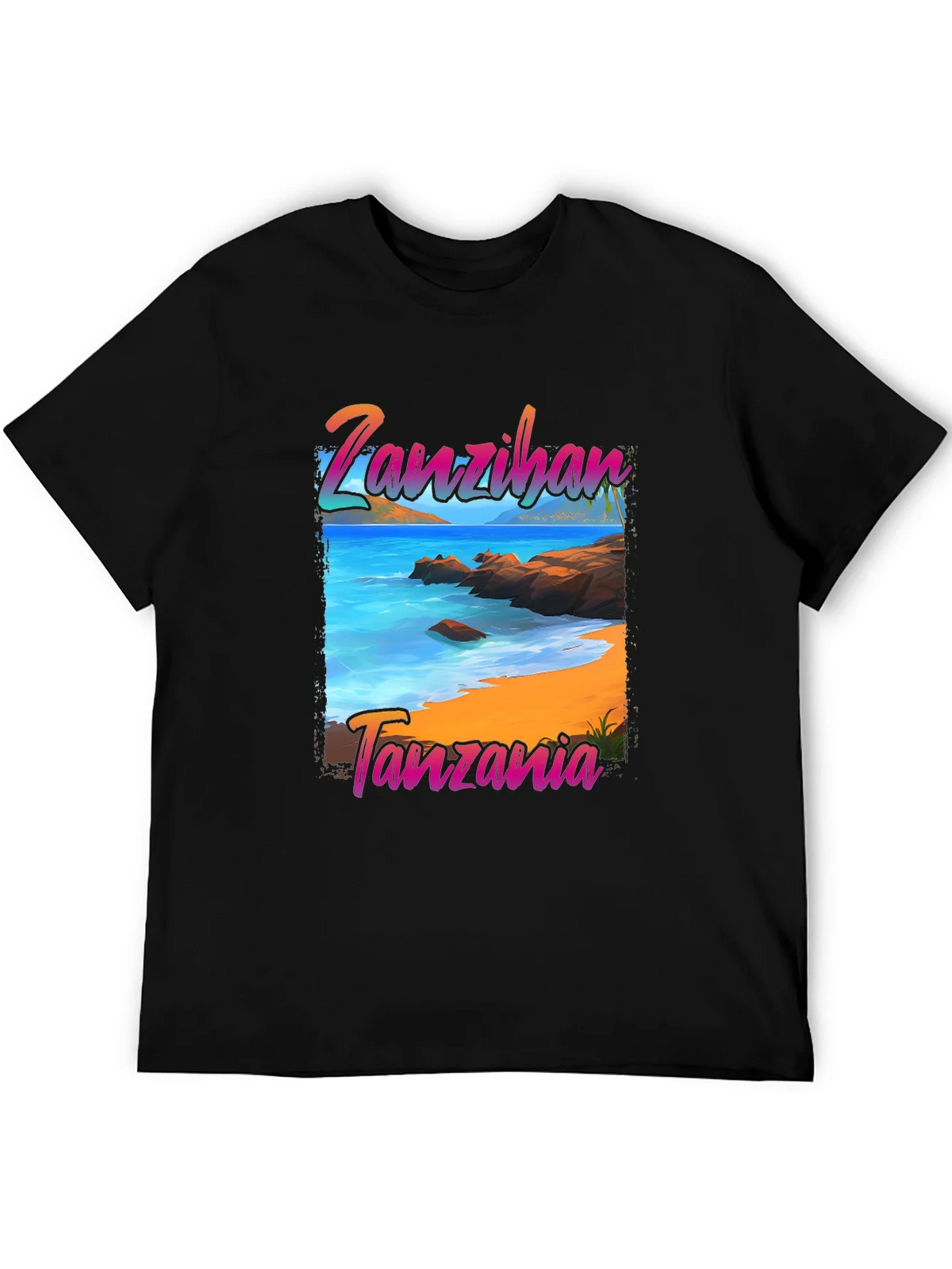 Zanzibar Tanzania Beach Graphic T-Shirt product image 5