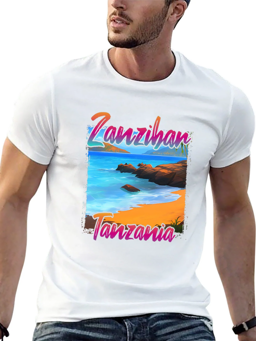 Zanzibar Tanzania Beach Graphic T-Shirt product image 12