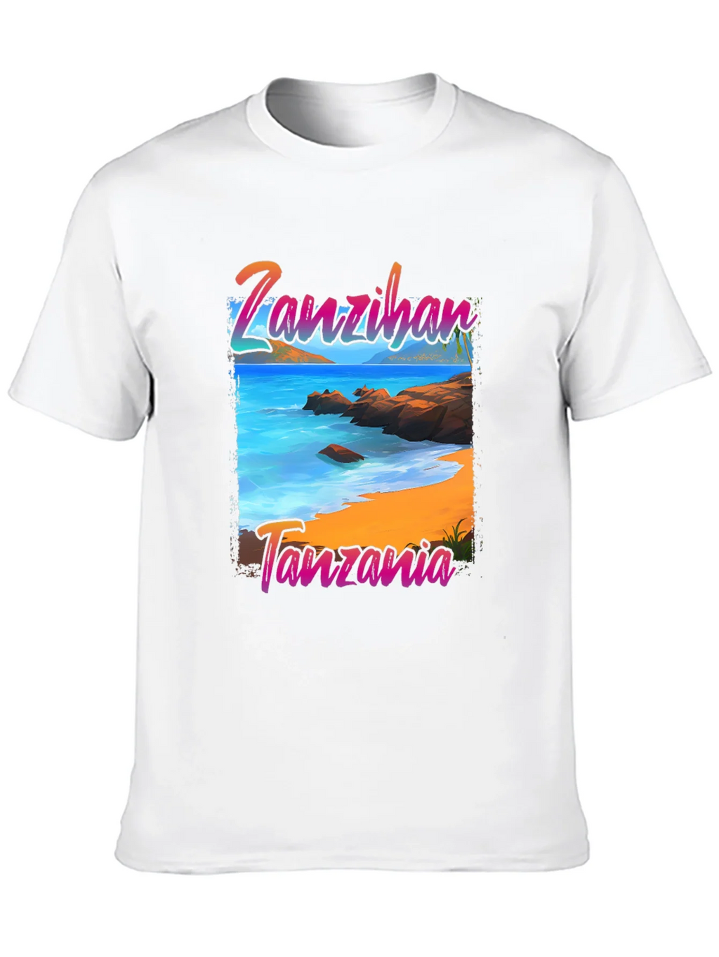 Zanzibar Tanzania Beach Graphic T-Shirt product image 9