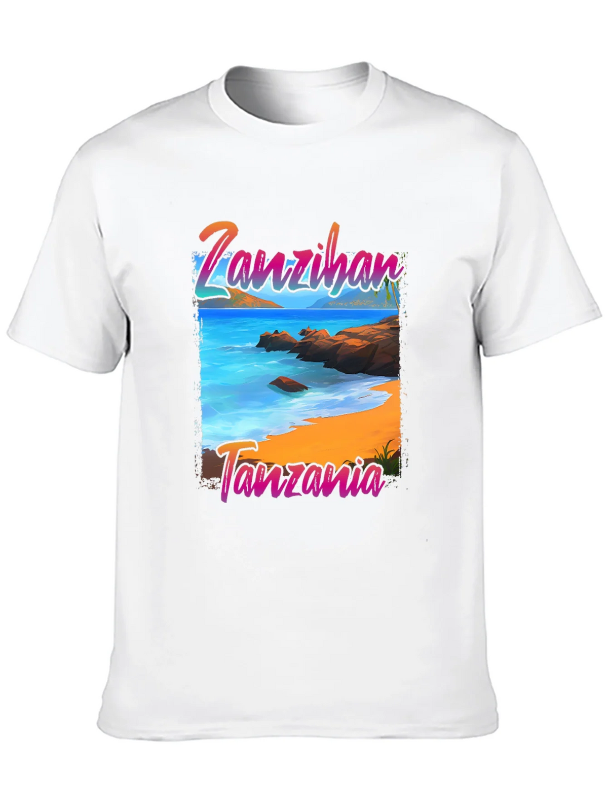 Zanzibar Tanzania Beach Graphic T-Shirt product image 9