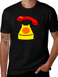 Retro Rotary Phone Graphic T-Shirt product image 1