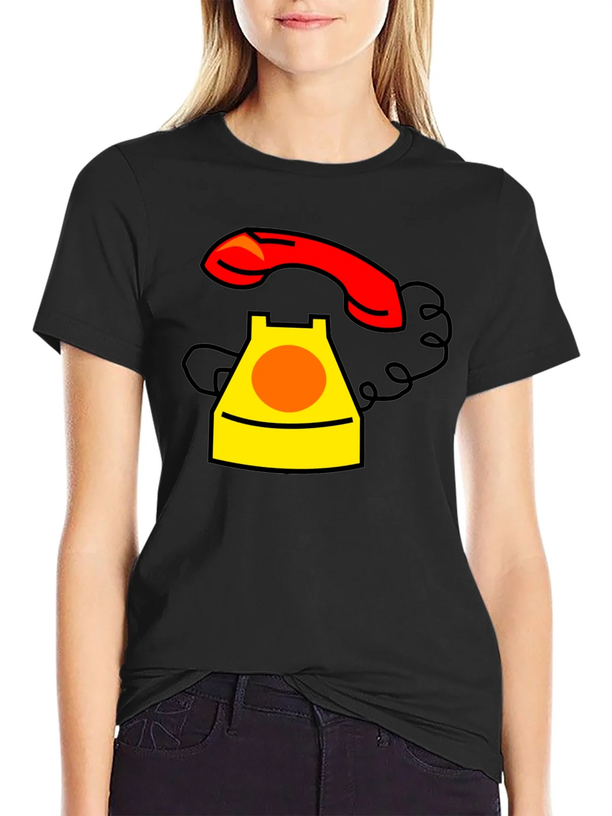 Retro Rotary Phone Graphic T-Shirt product image 2