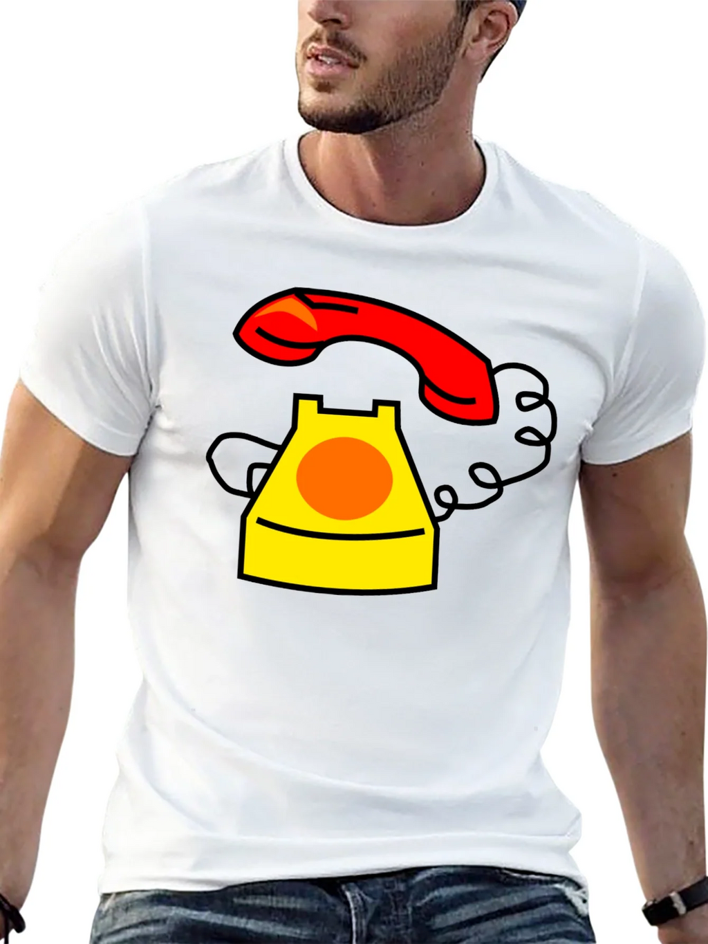 Retro Rotary Phone Graphic T-Shirt product image 12