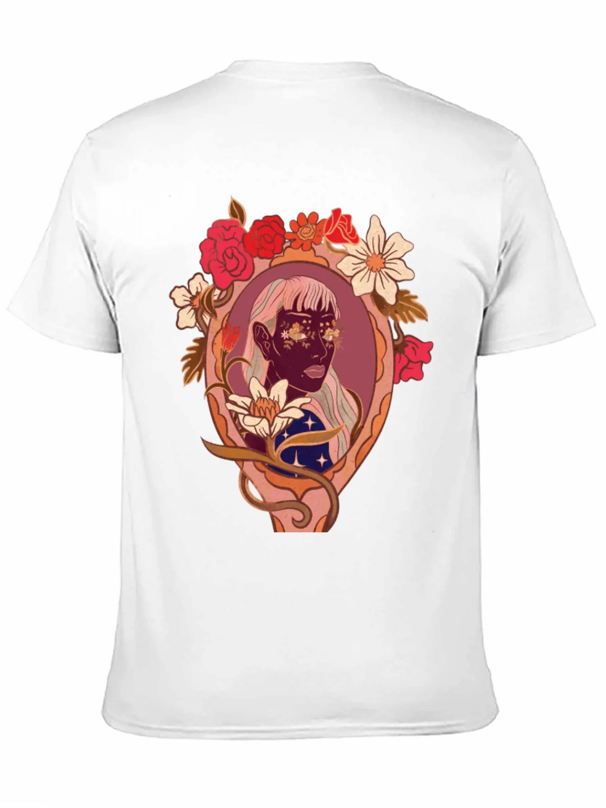 Floral Framed Face Graphic Tee product image 10