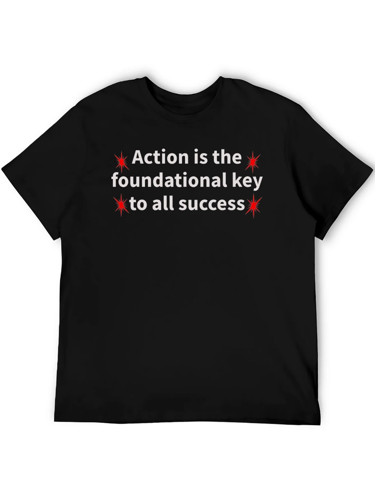 Action Is Key Crew Neck T-Shirt product image 5