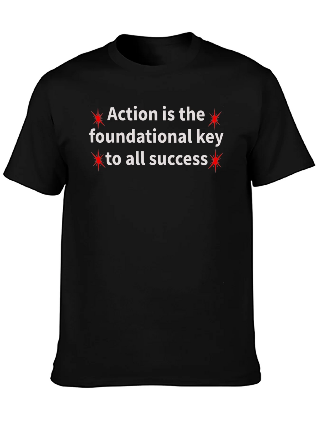 Action Is Key Crew Neck T-Shirt product image 3