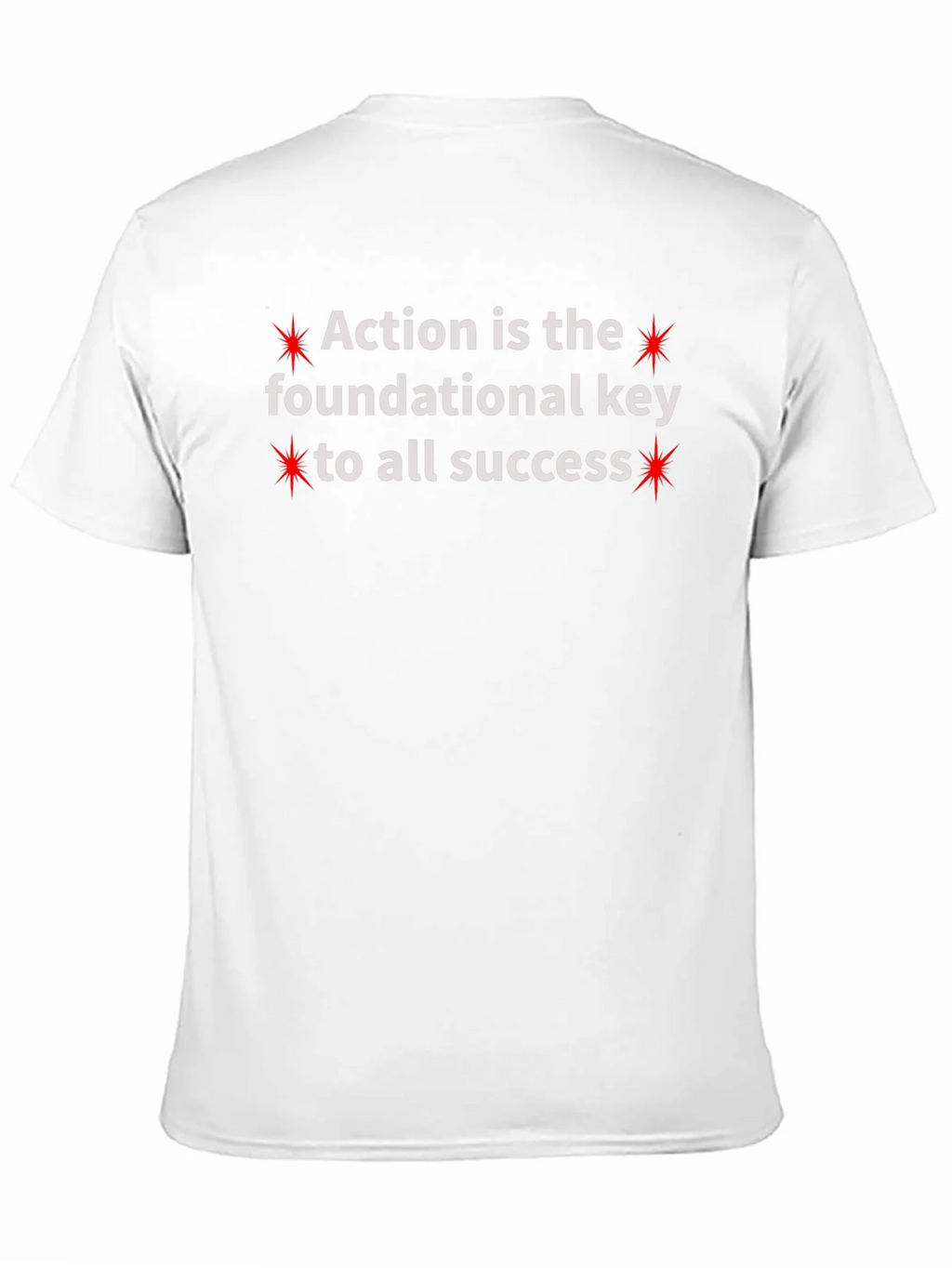 Action Is Key Crew Neck T-Shirt product image 10