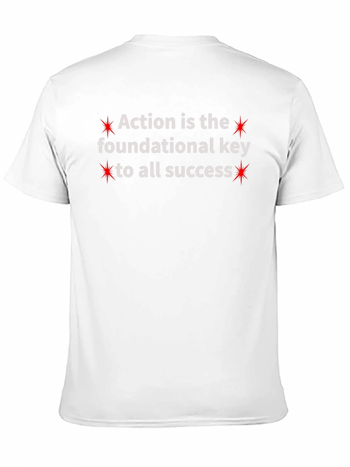 Action Is Key Crew Neck T-Shirt product image 10