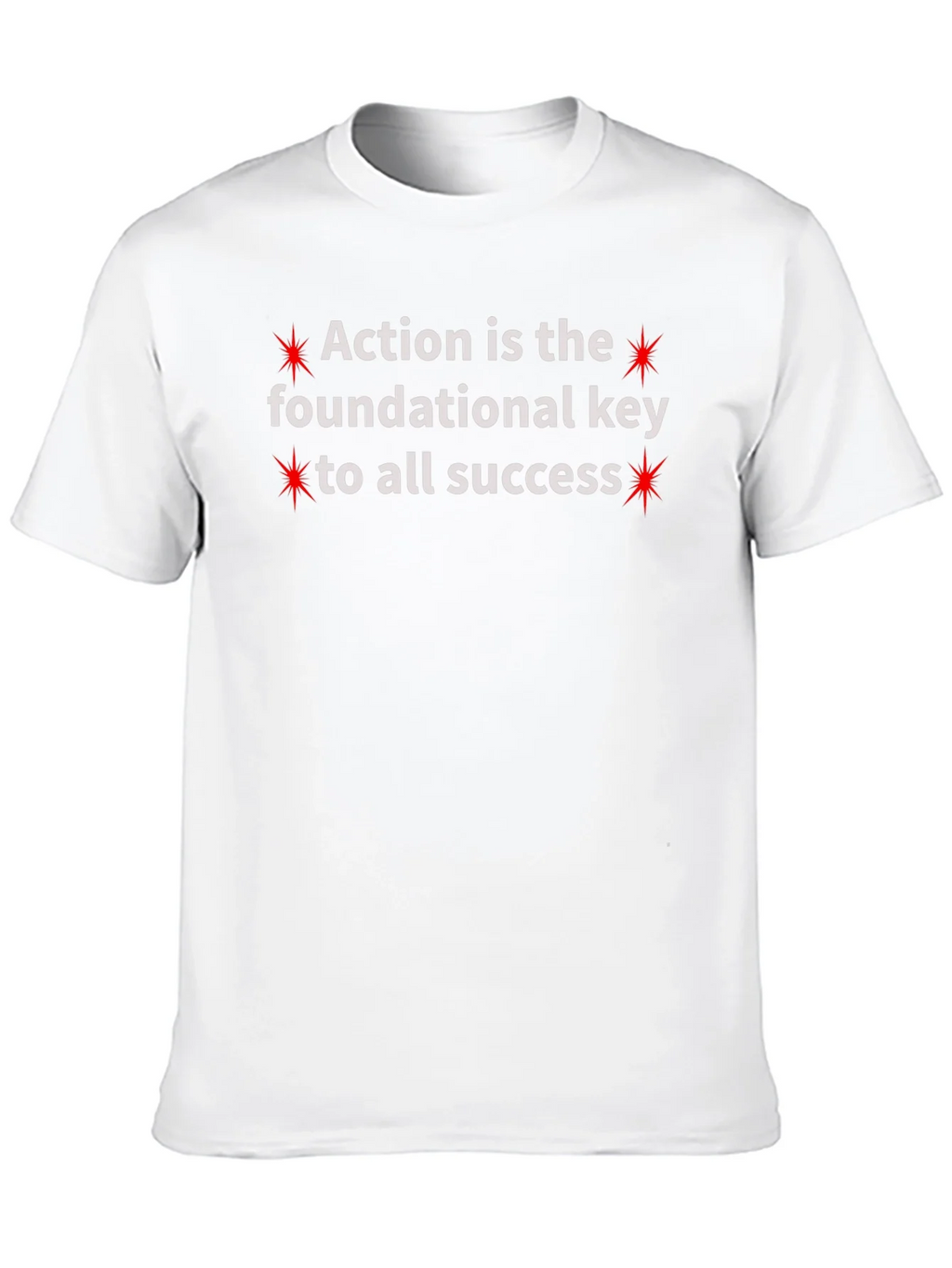 Action Is Key Crew Neck T-Shirt product image 9
