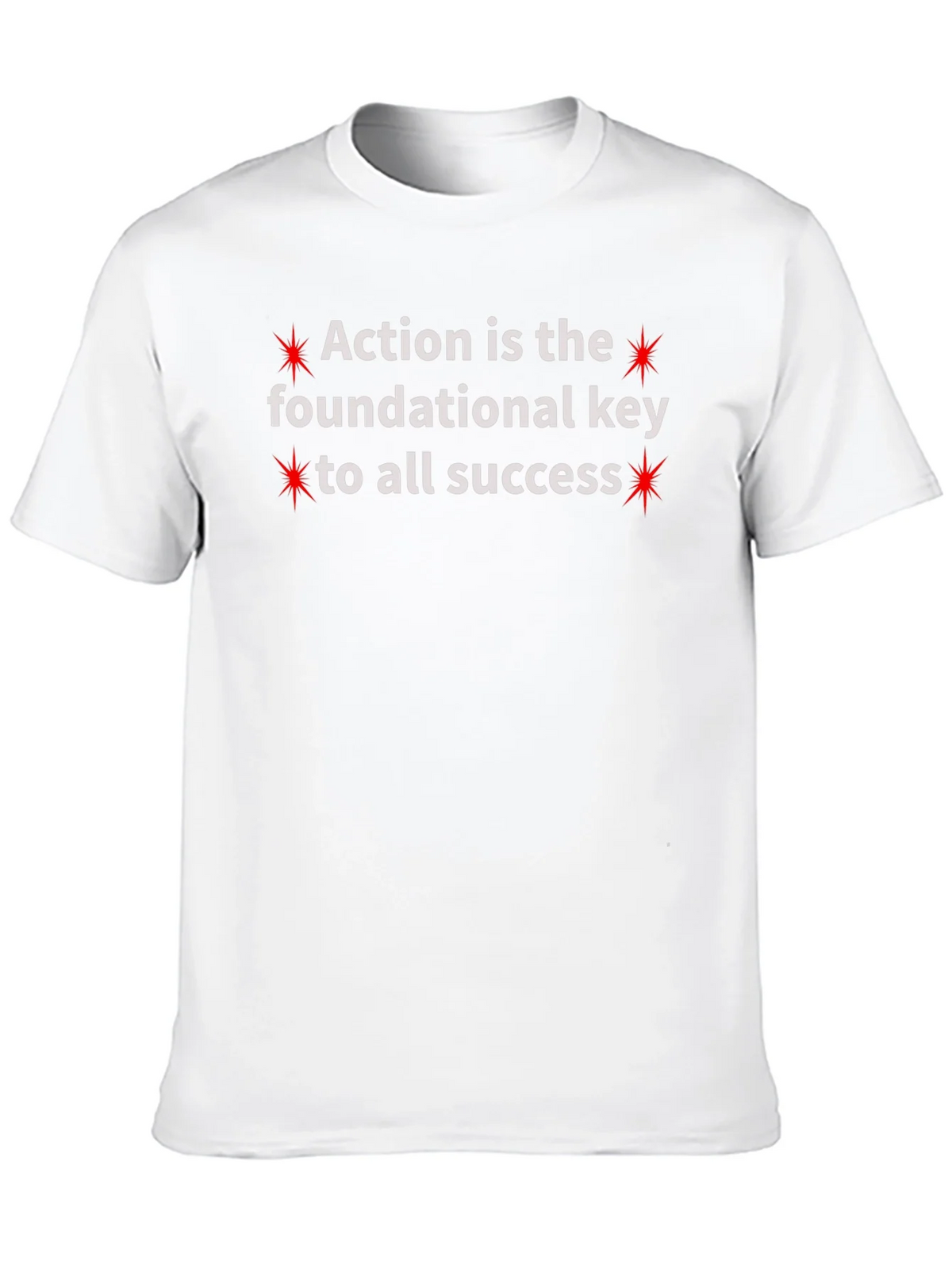 Action Is Key Crew Neck T-Shirt product image 9
