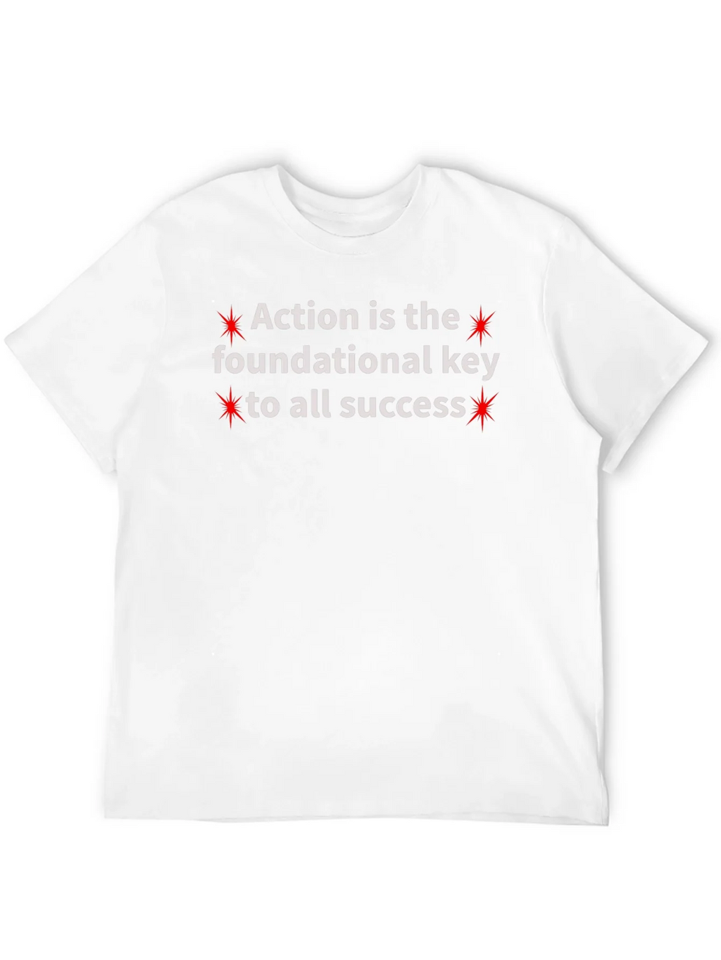 Action Is Key Crew Neck T-Shirt product image 11
