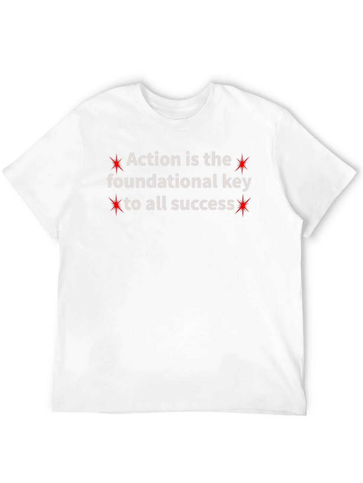Action Is Key Crew Neck T-Shirt product image 11
