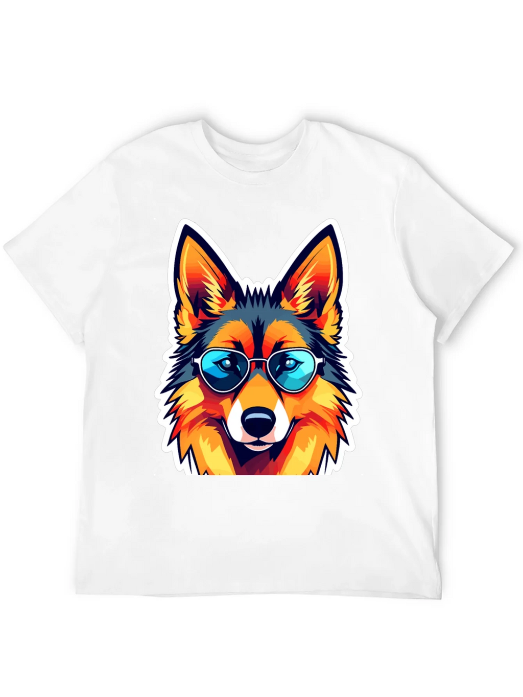 Cool Fox Graphic Tee - Unisex Black T-Shirt product image 11