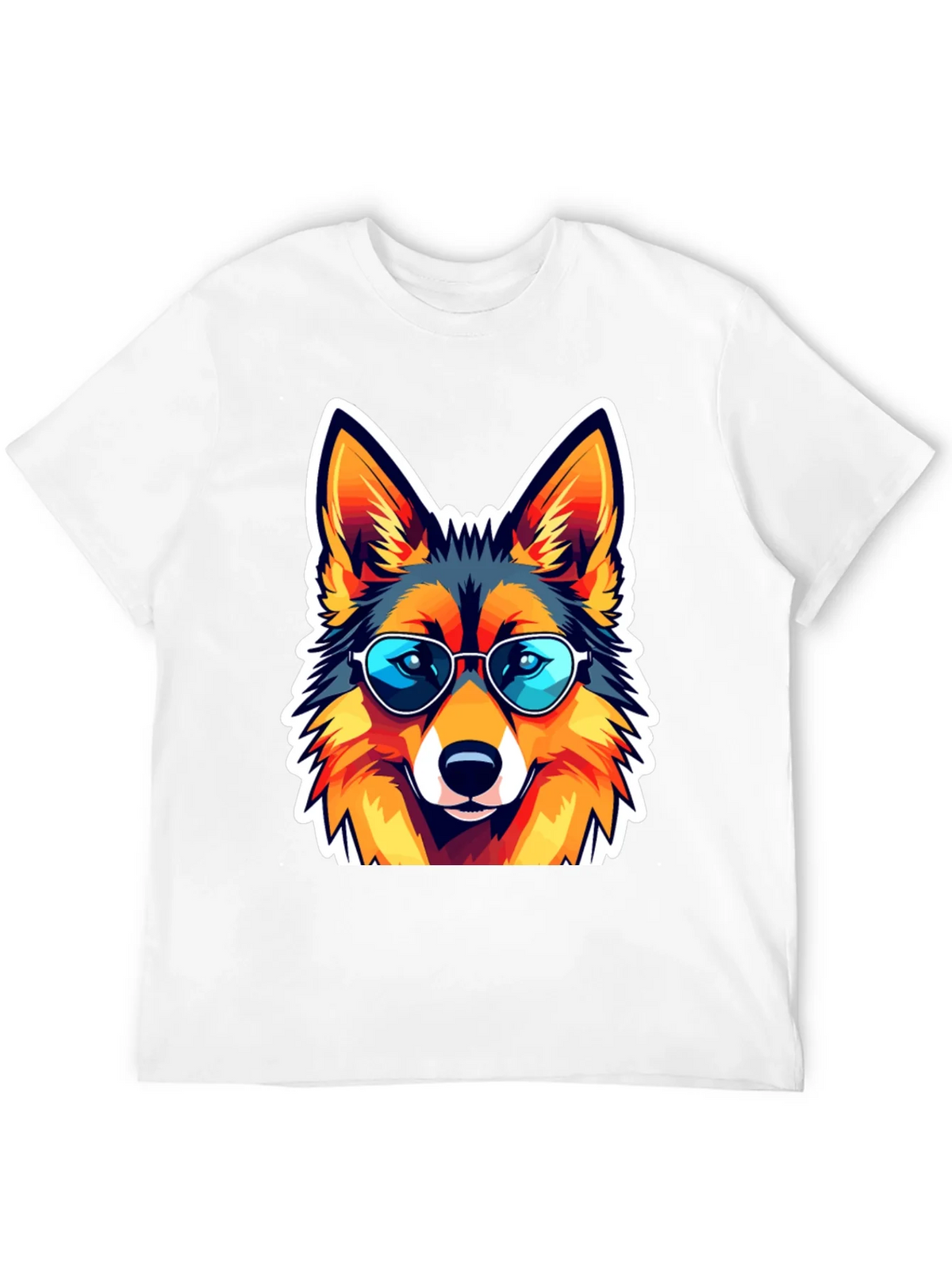 Cool Fox Graphic Tee - Unisex Black T-Shirt product image 11