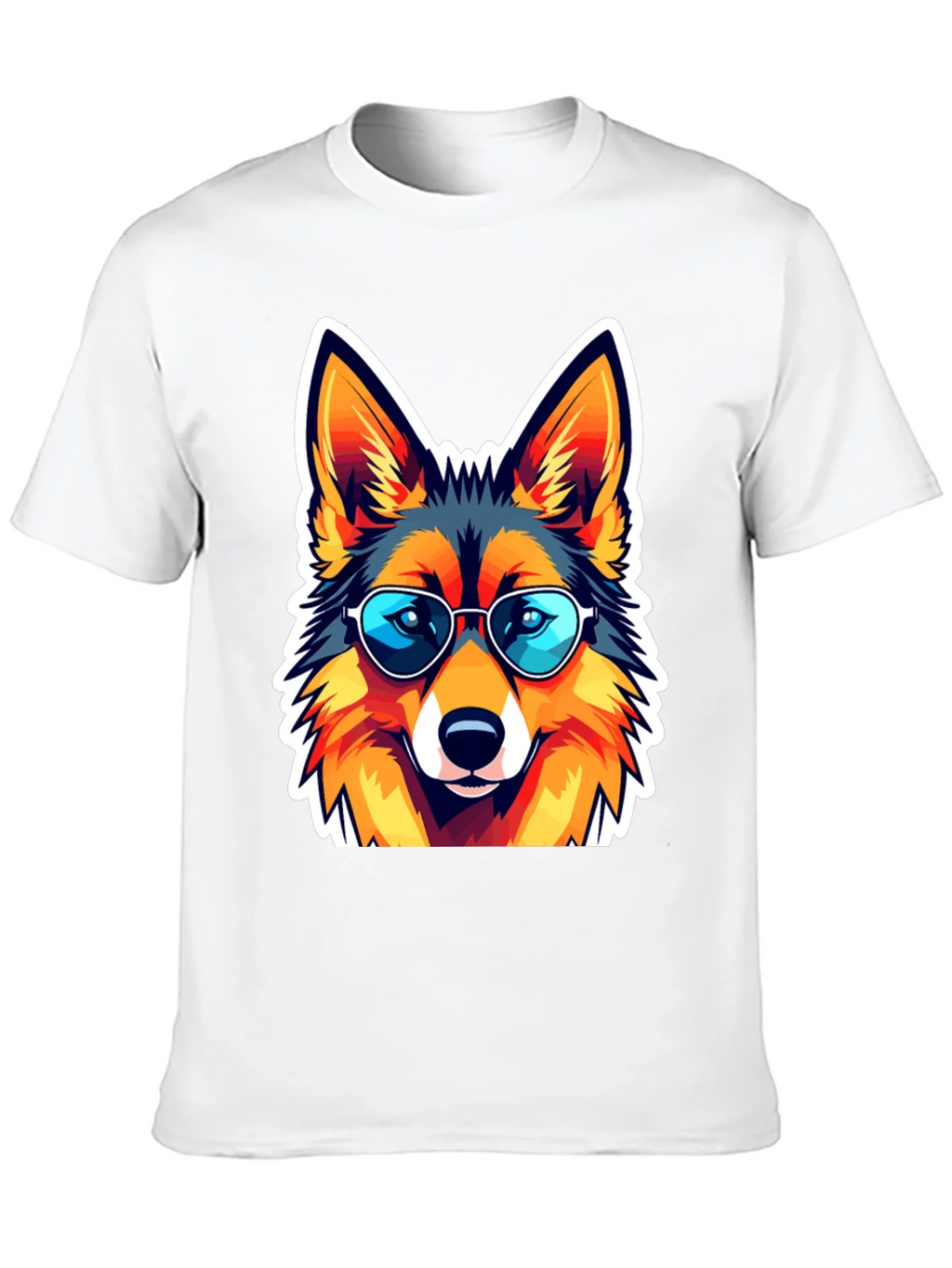 Cool Fox Graphic Tee - Unisex Black T-Shirt product image 9