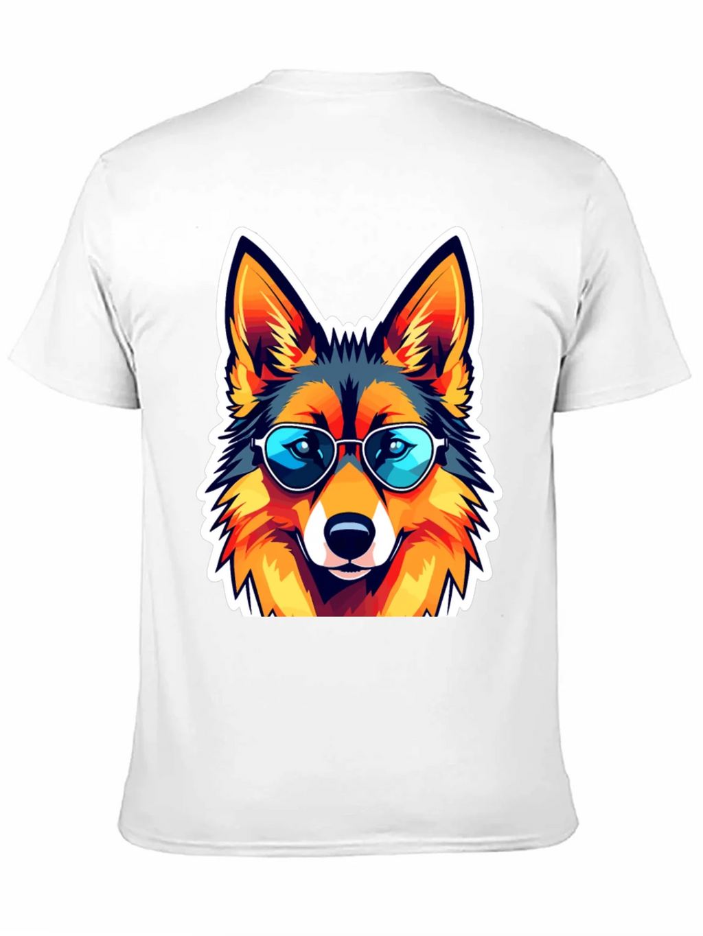 Cool Fox Graphic Tee - Unisex Black T-Shirt product image 10