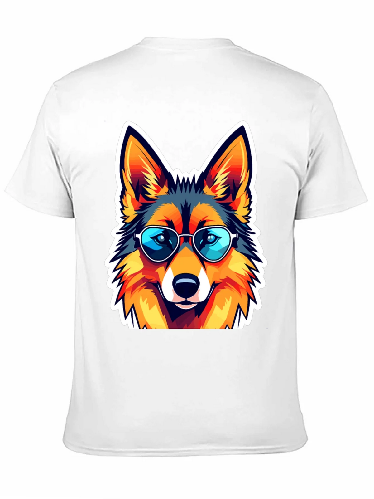 Cool Fox Graphic Tee - Unisex Black T-Shirt product image 10
