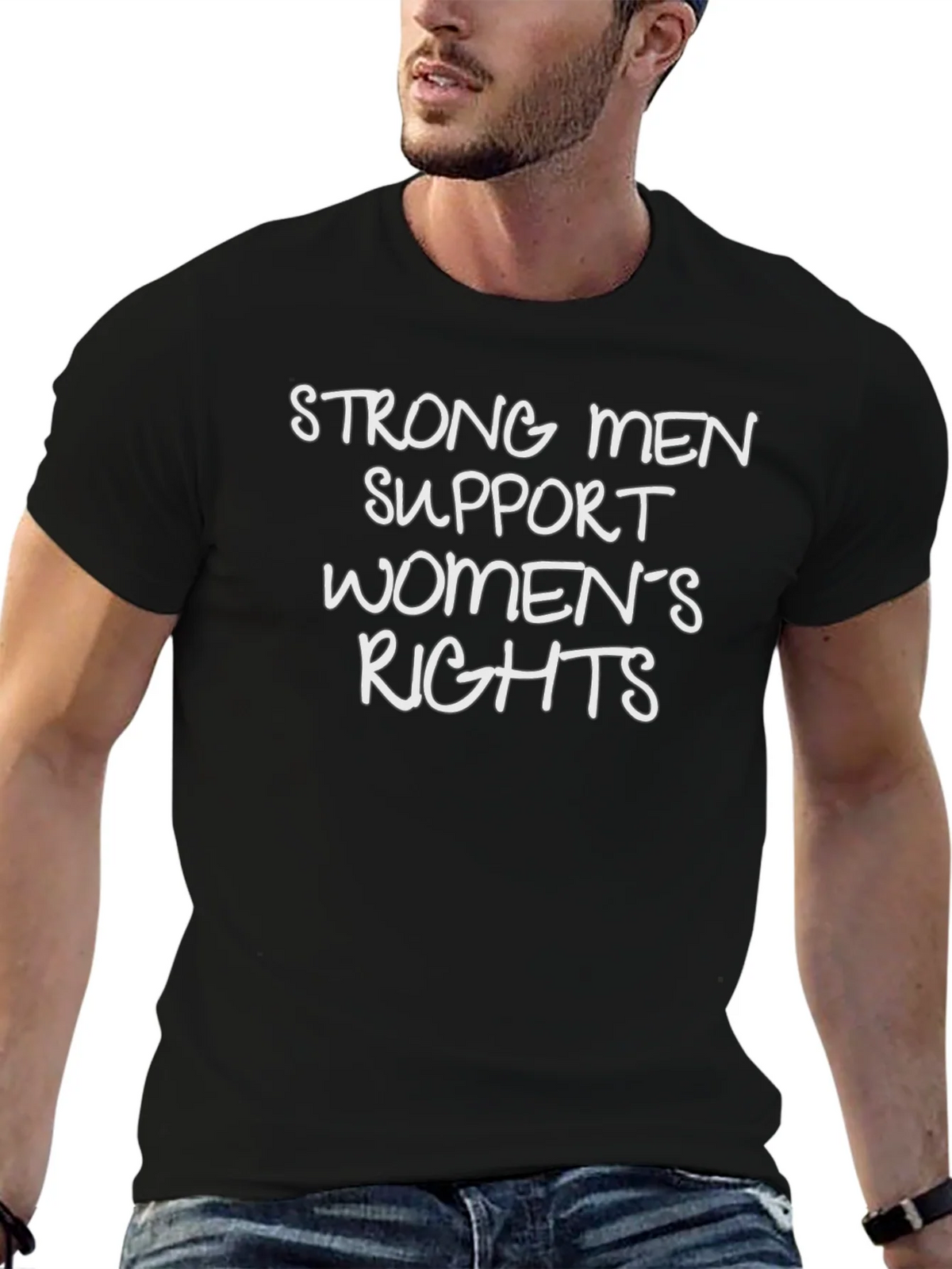 Strong Men Support Womens Rights Graphic T-Shirt product image 6