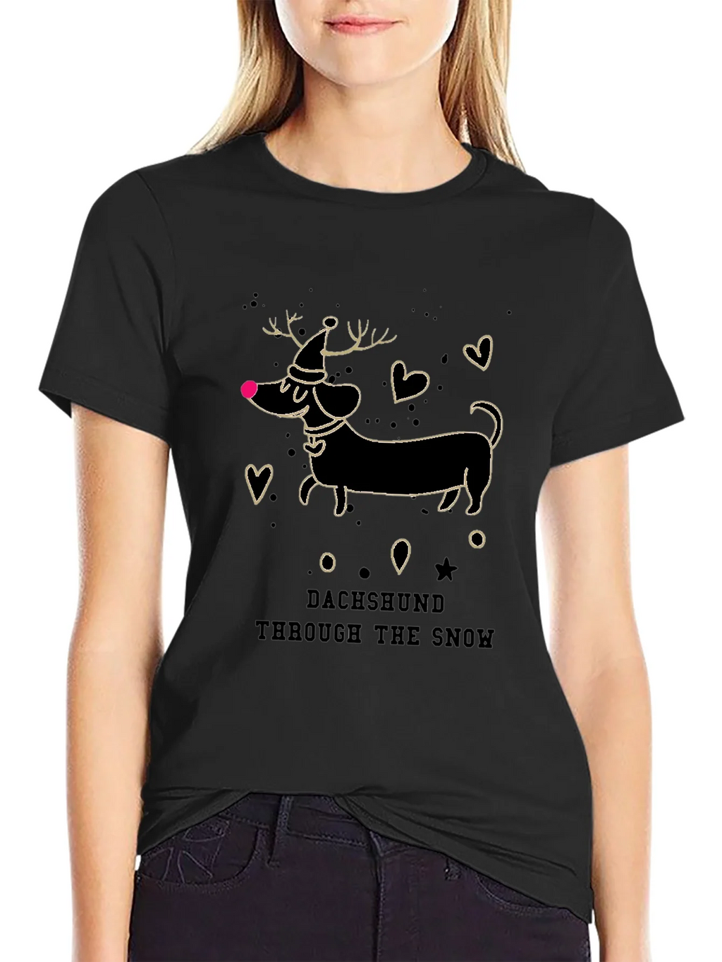 Dachshund Through the Snow Tee product image 2