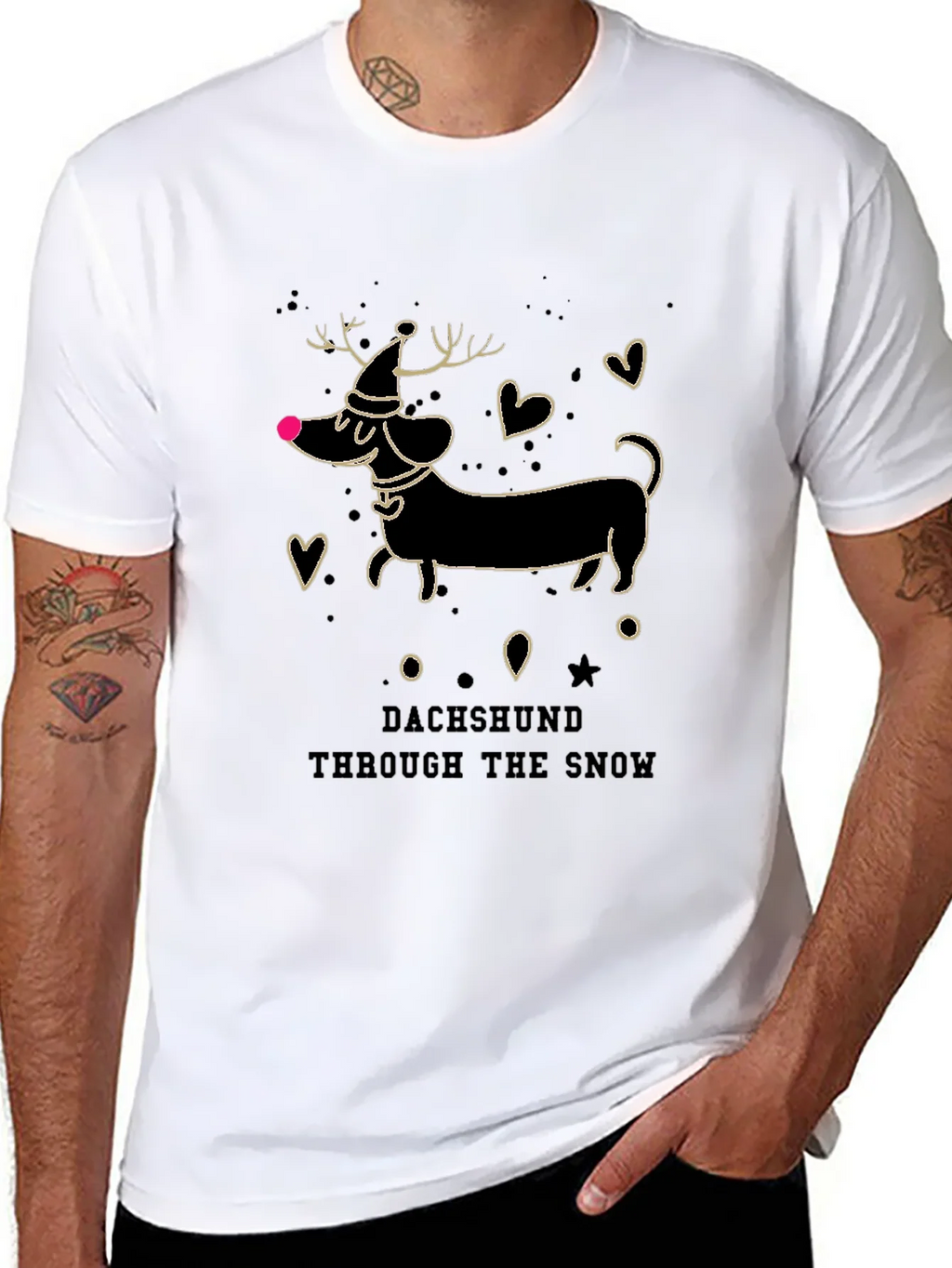 Dachshund Through the Snow Tee product image 7
