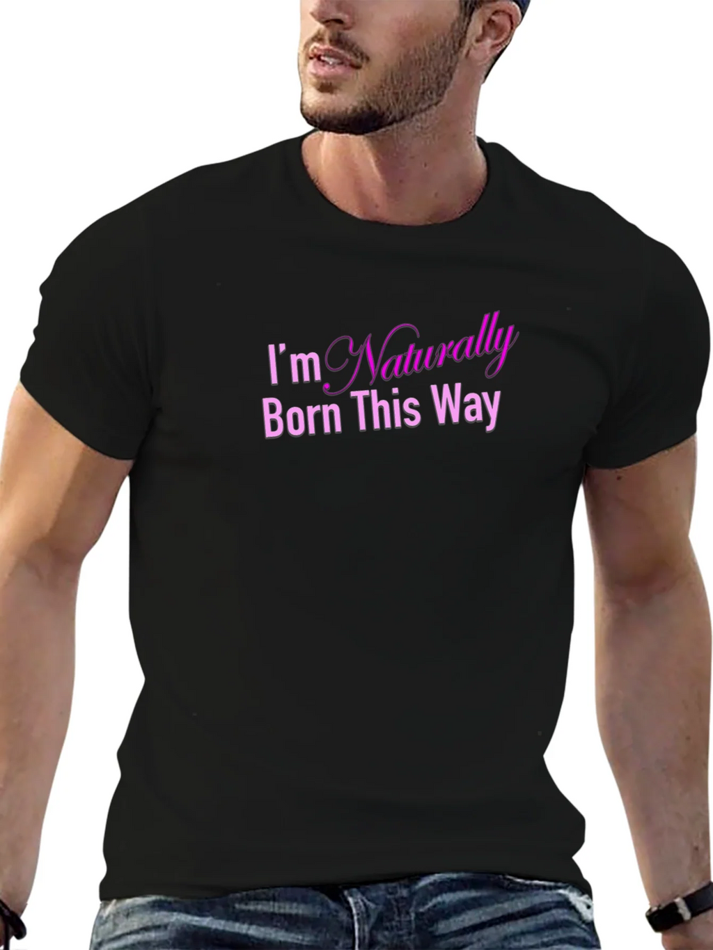Naturally Born This Way Graphic Tee product image 6