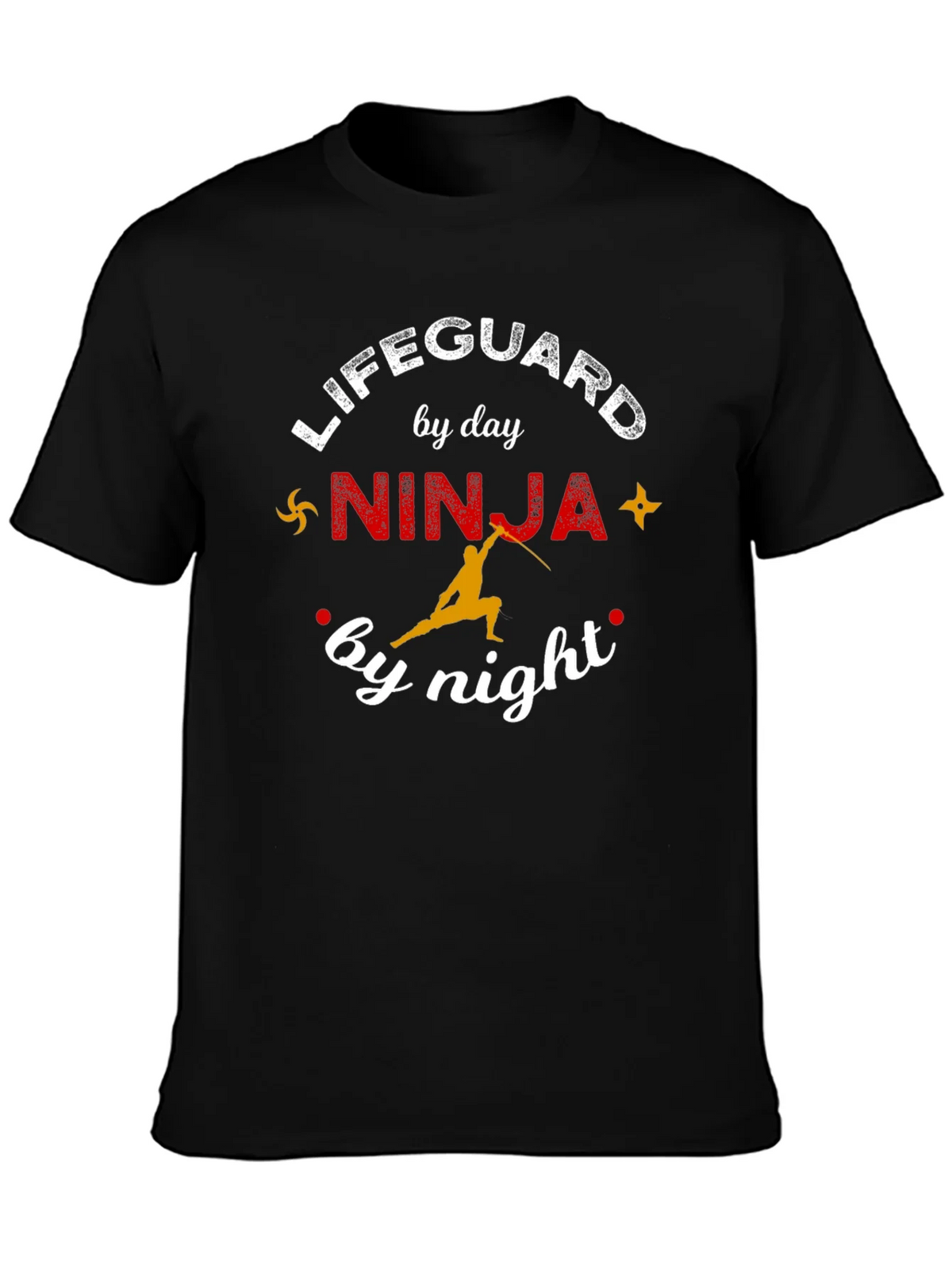 Lifeguard by Day Ninja by Night Graphic T-Shirt product image 3