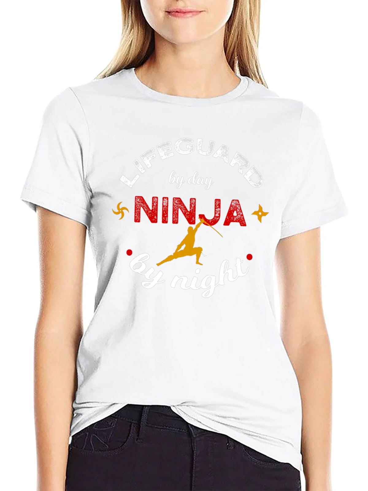 Lifeguard by Day Ninja by Night Graphic T-Shirt product image 8