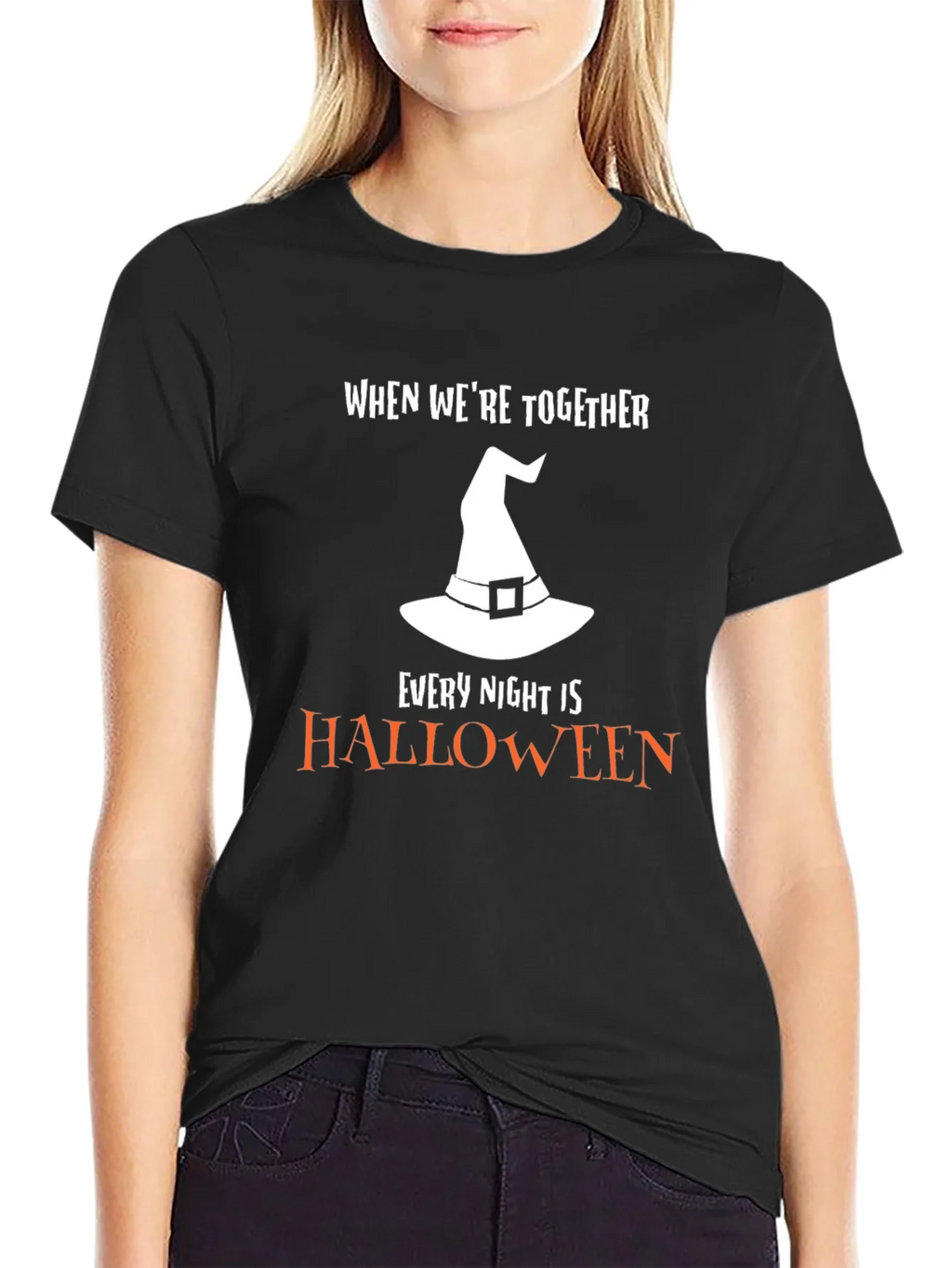 Halloween Couple T-Shirt - Every Night is Halloween