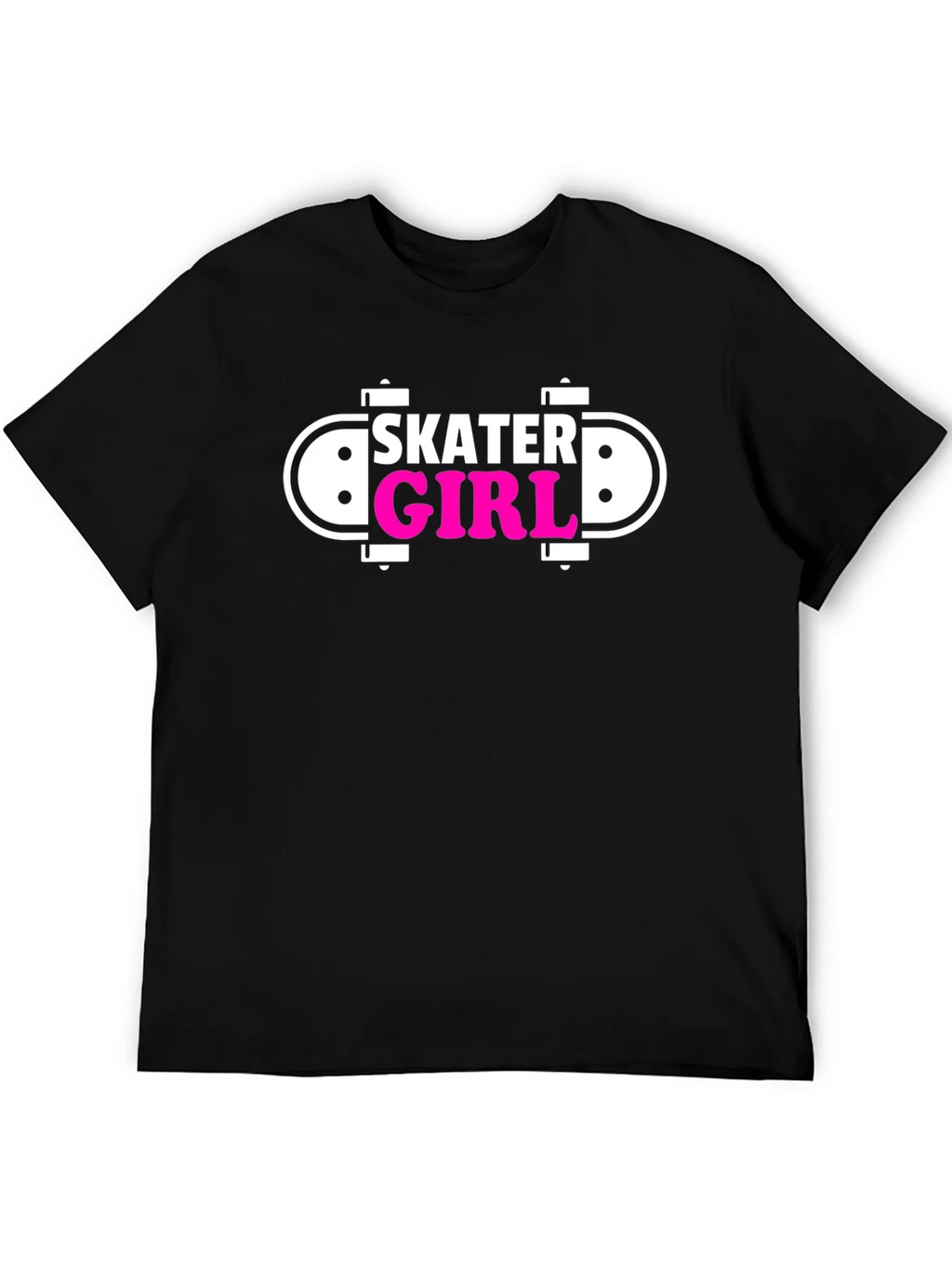 Skater Girl Black Graphic Tee product image 5